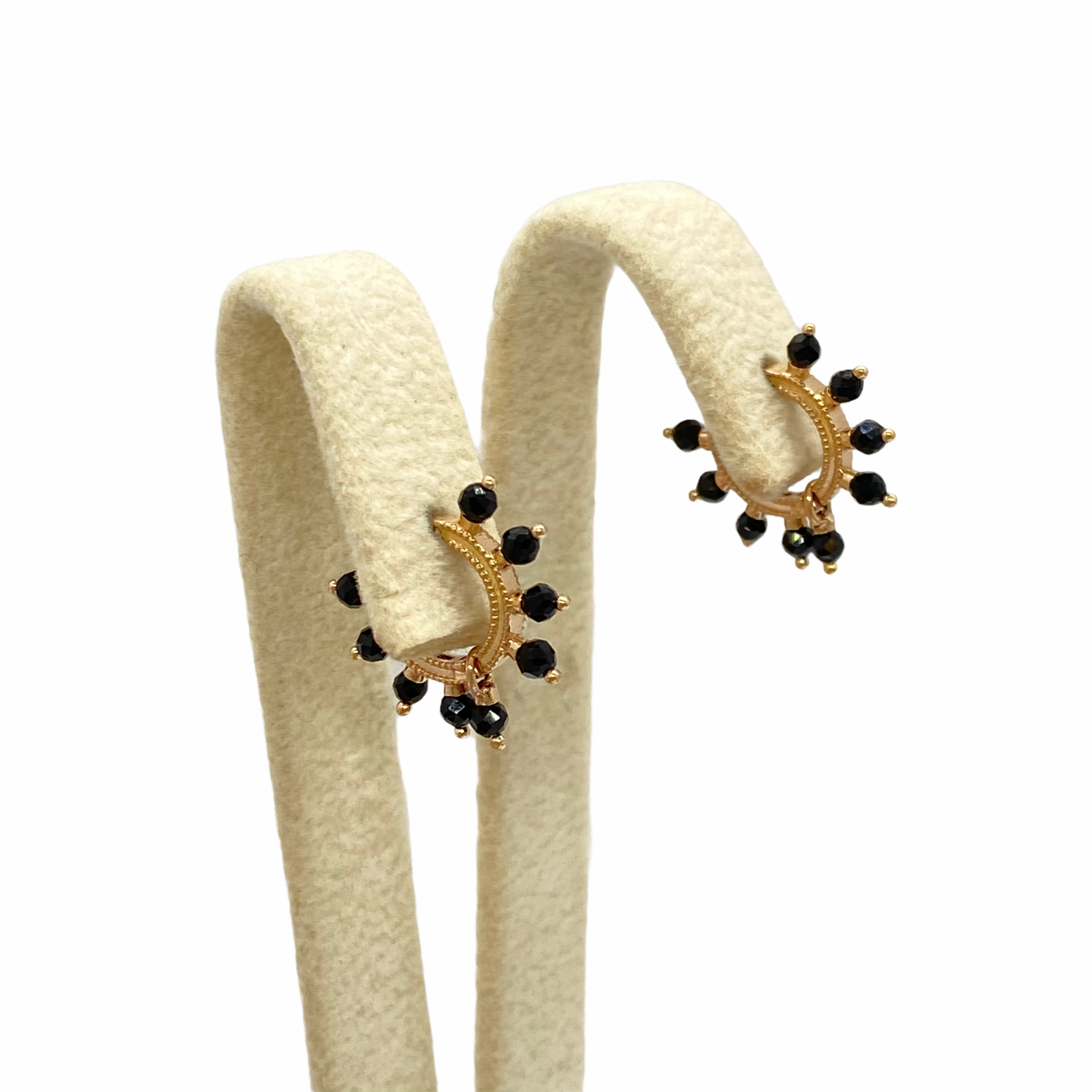 Black spinel small hoops — Melina Fachidis (4)