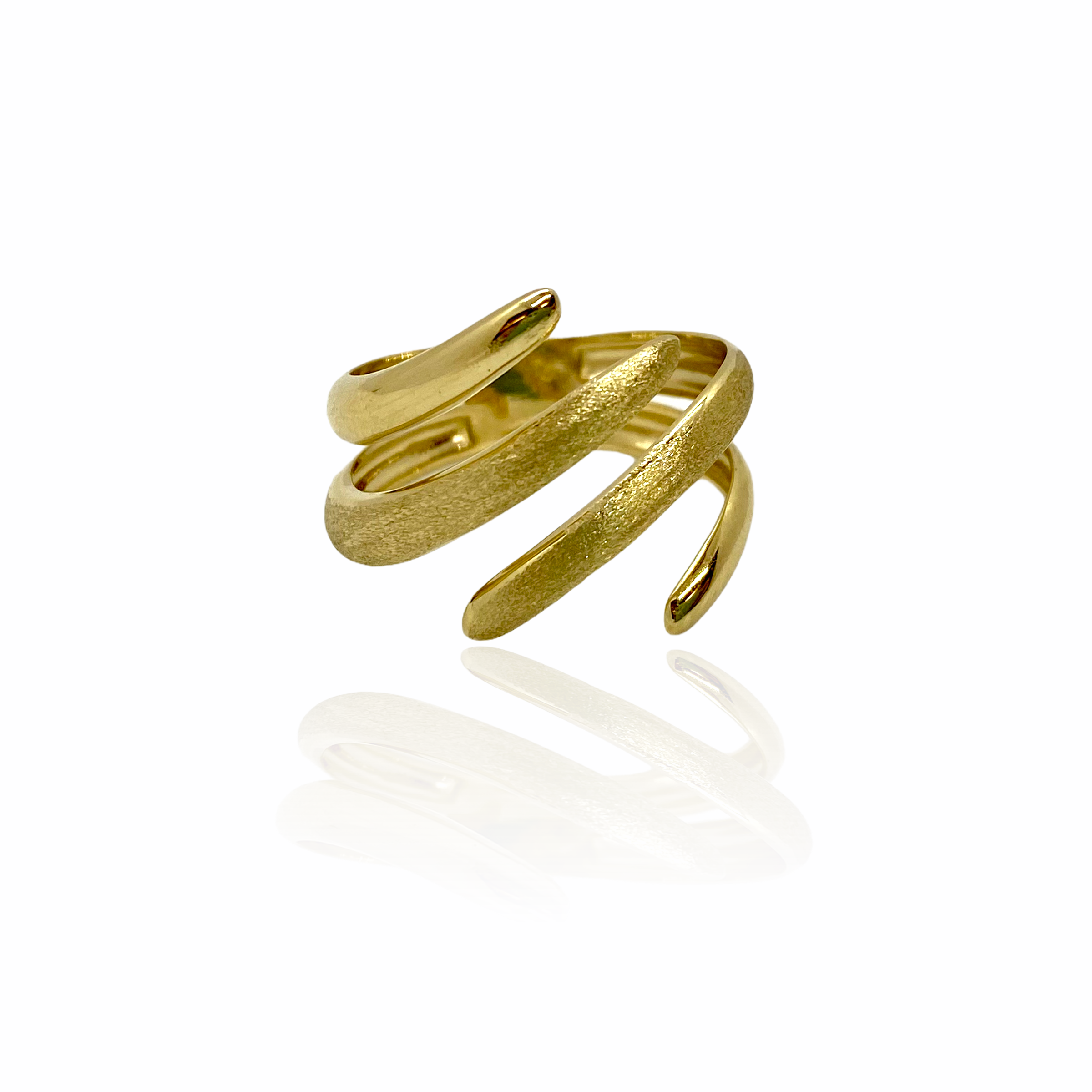 Croisé solid gold ring — Melina Fachidis (3)