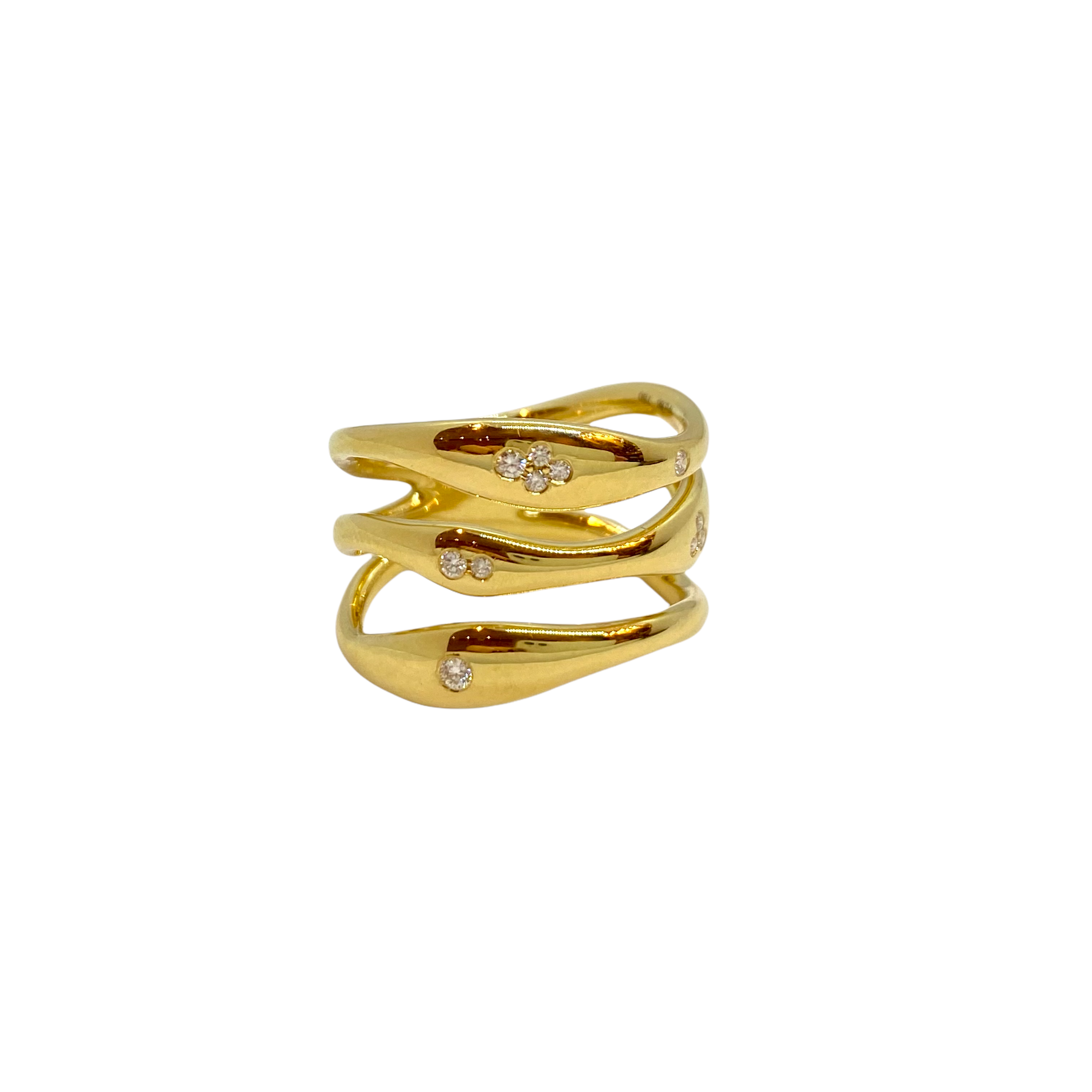 Triple line bold ring — Melina Fachidis (2)