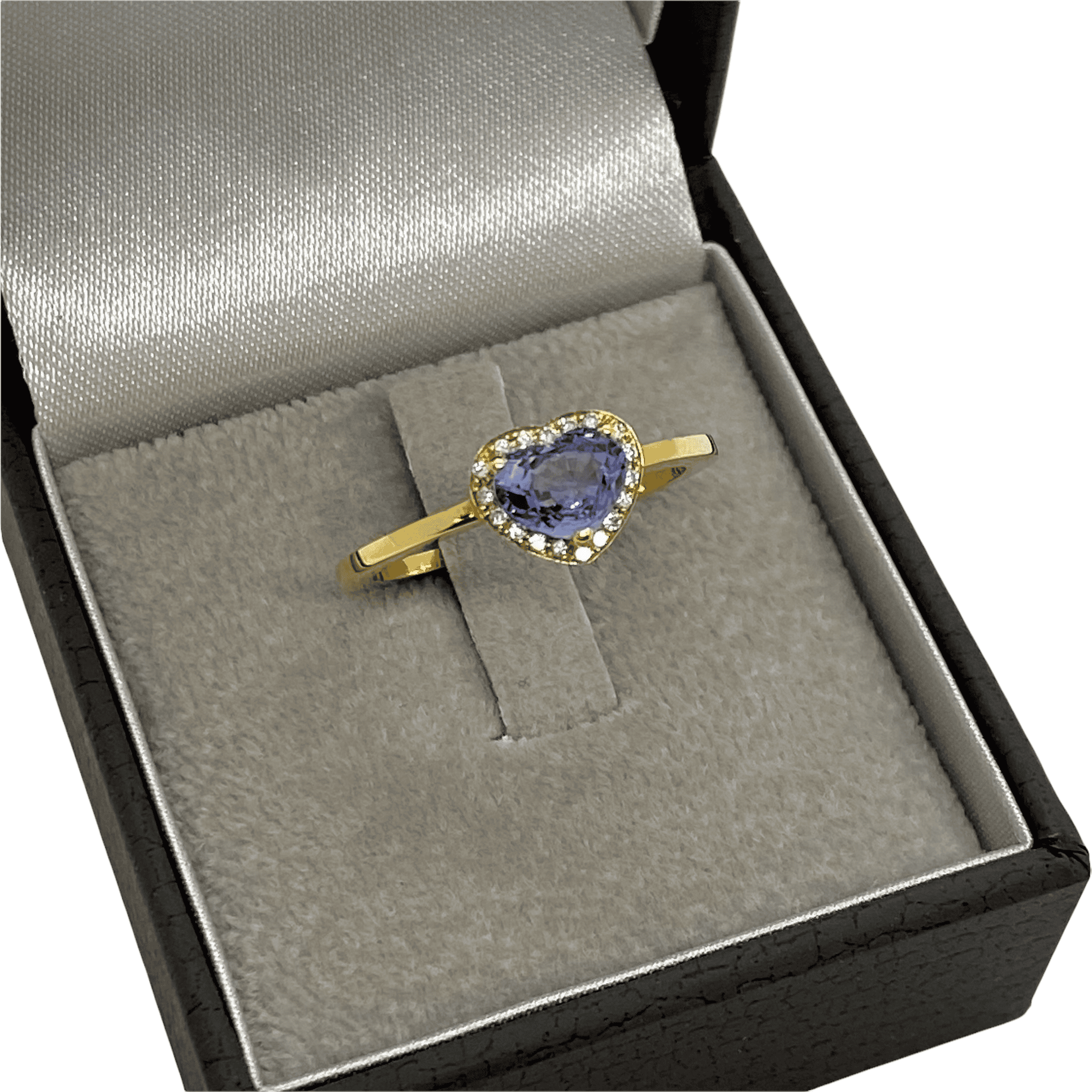 Heart shaped baby blue sapphire ring — Melina Fachidis (2)