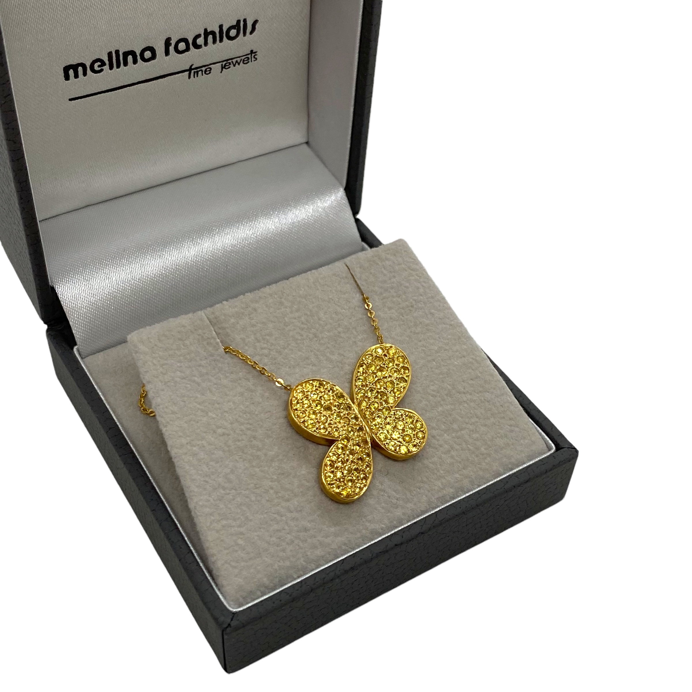 Yellow sapphires butterfly pendant — Melina Fachidis (3)