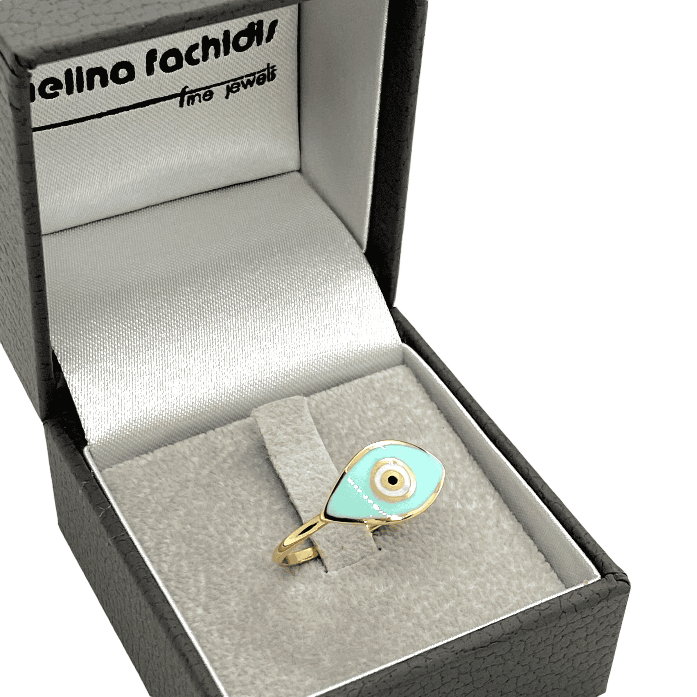 Eye design enameled ring — Melina Fachidis (5)