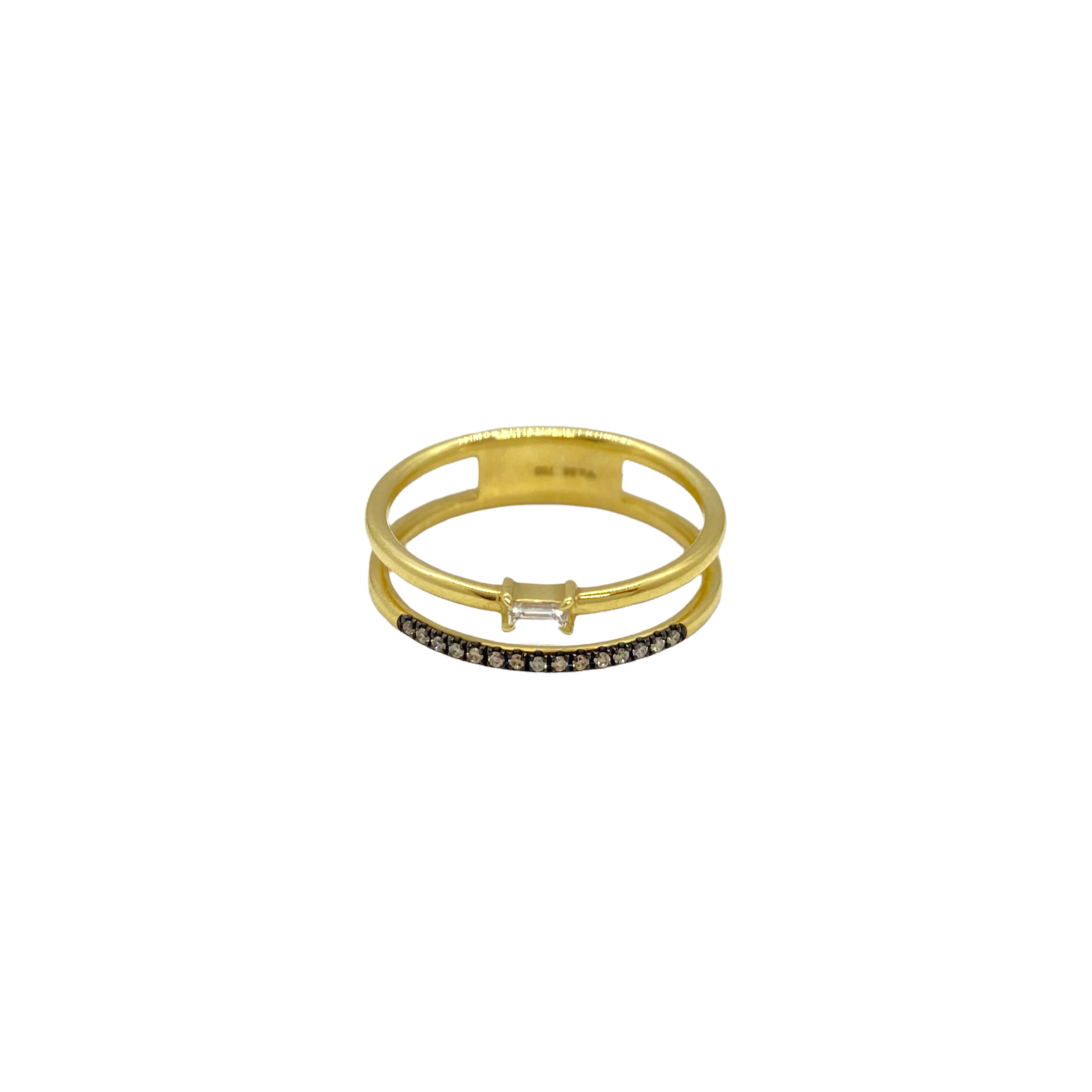 Double line diamond ring — Melina Fachidis (2)