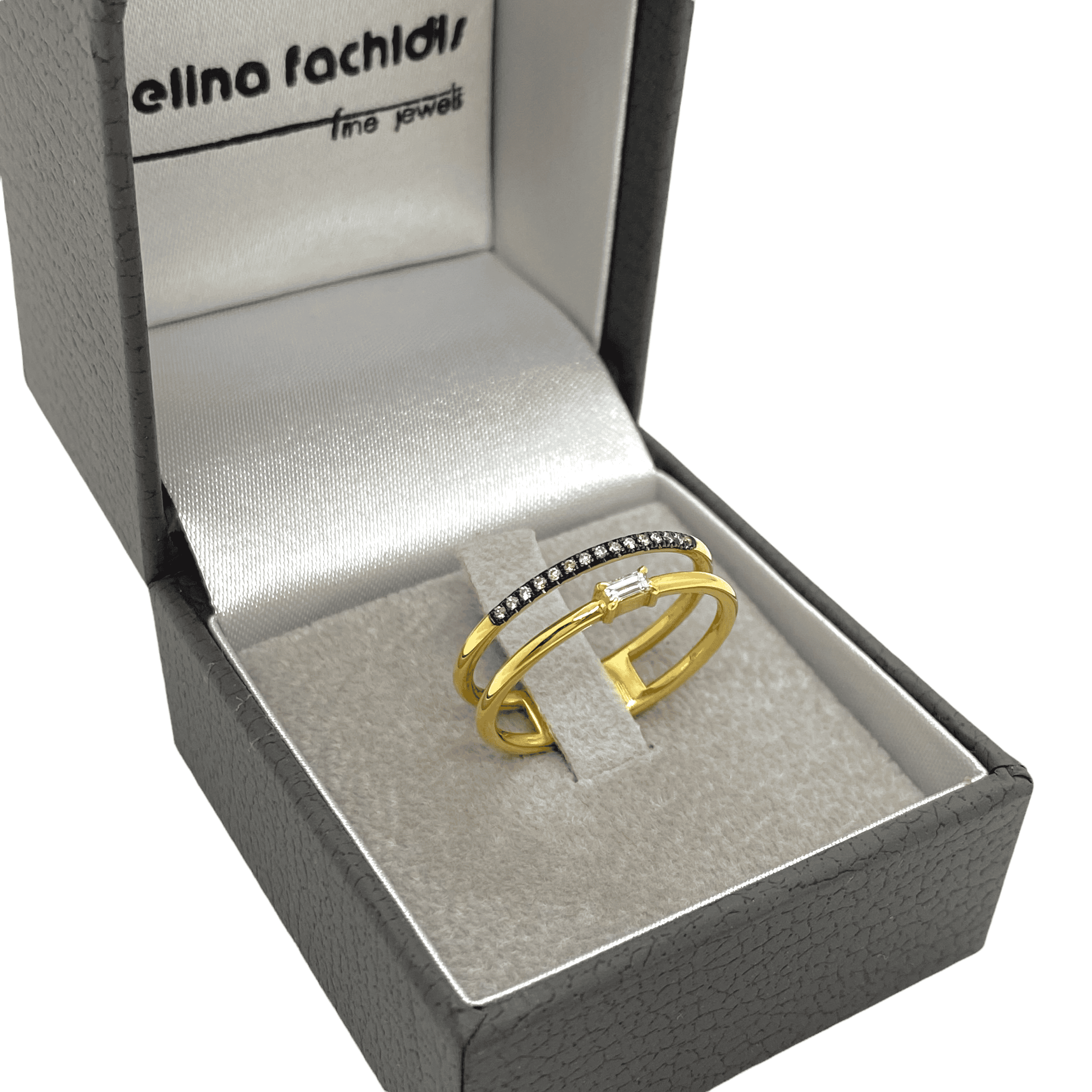 Double line diamond ring — Melina Fachidis (4)