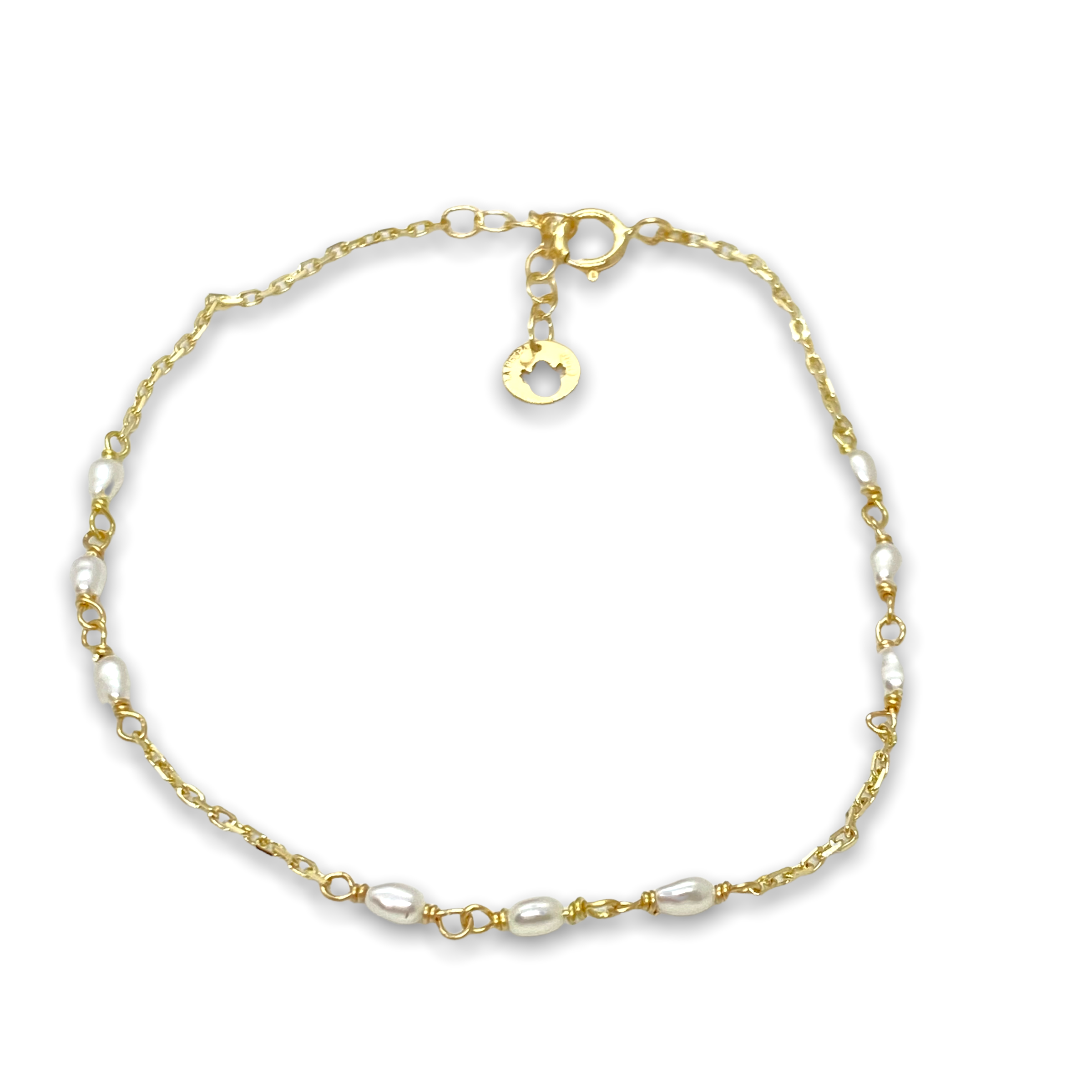 Pearl chain bracelet — Melina Fachidis