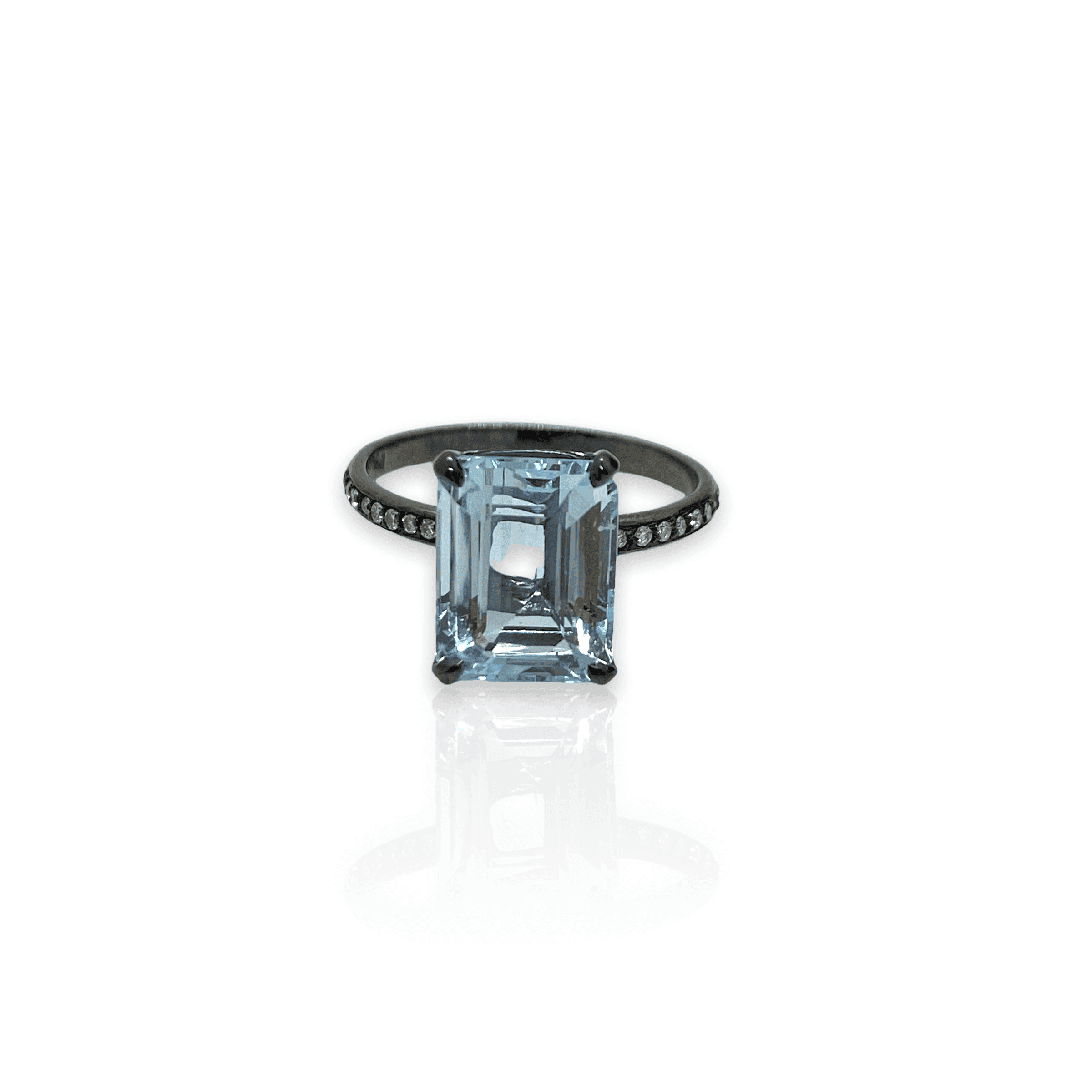 Aqua rectangular ring — Melina Fachidis (2)