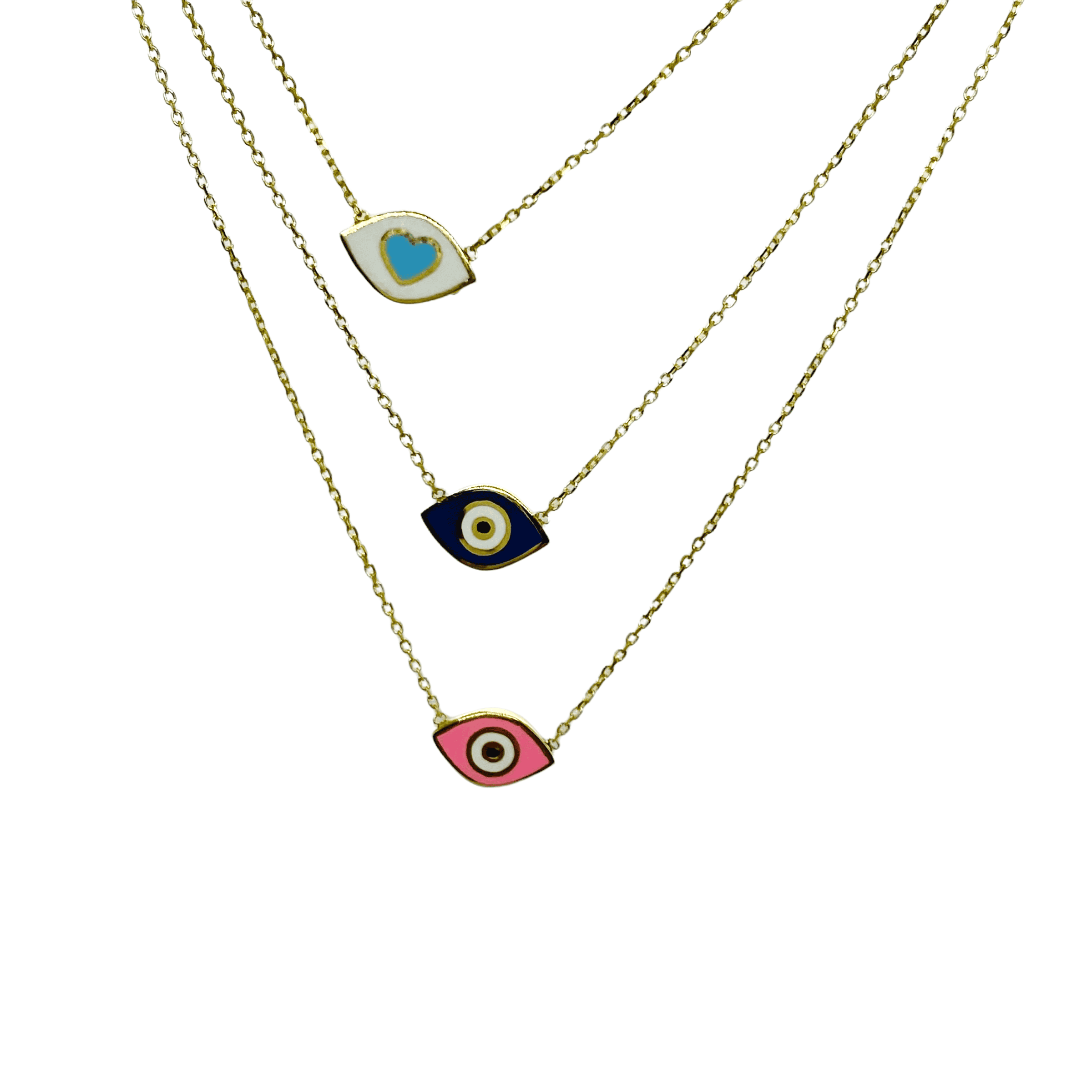 Tiny baby pink eye pendant — Melina Fachidis (4)