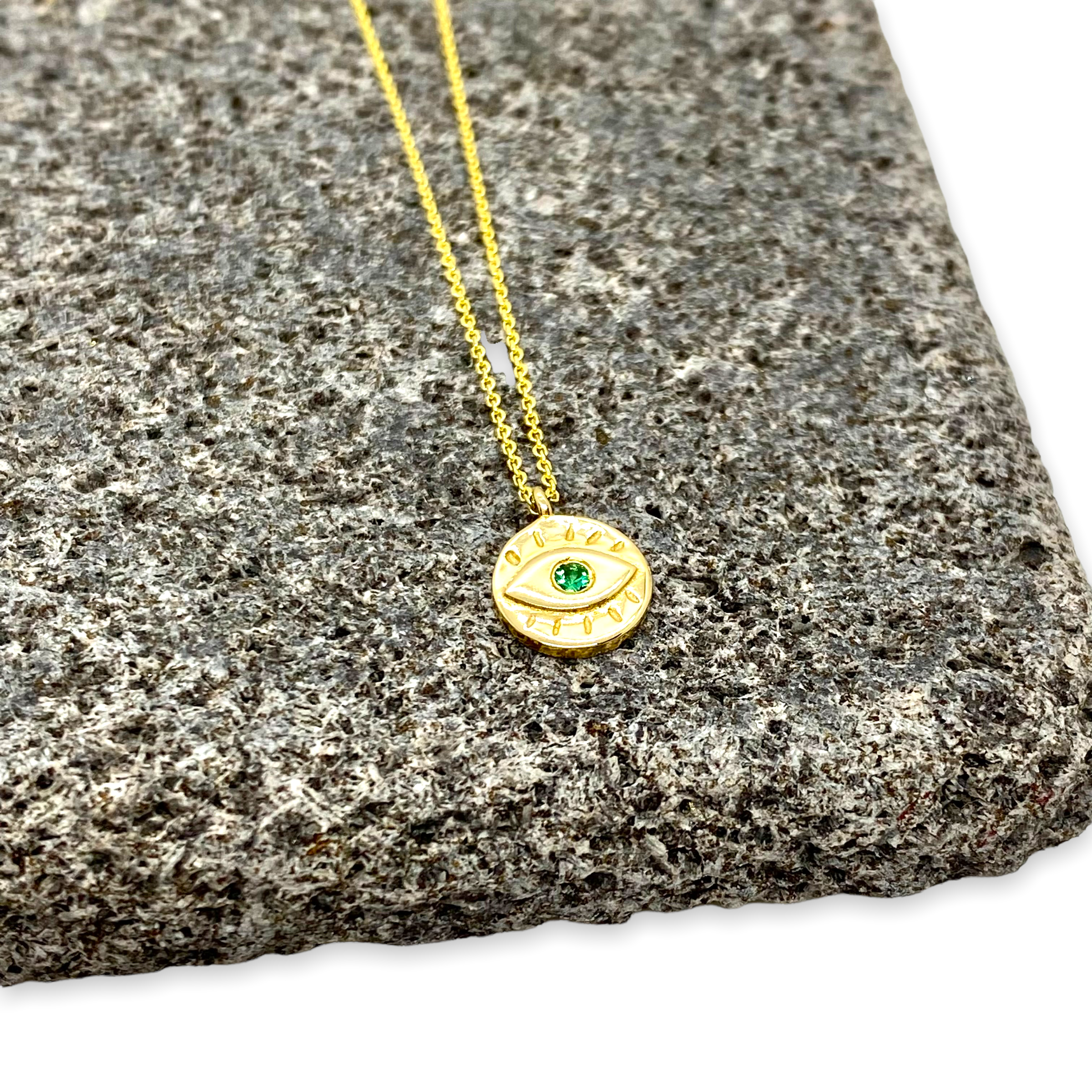 Emerald eye pendant — Melina Fachidis (4)