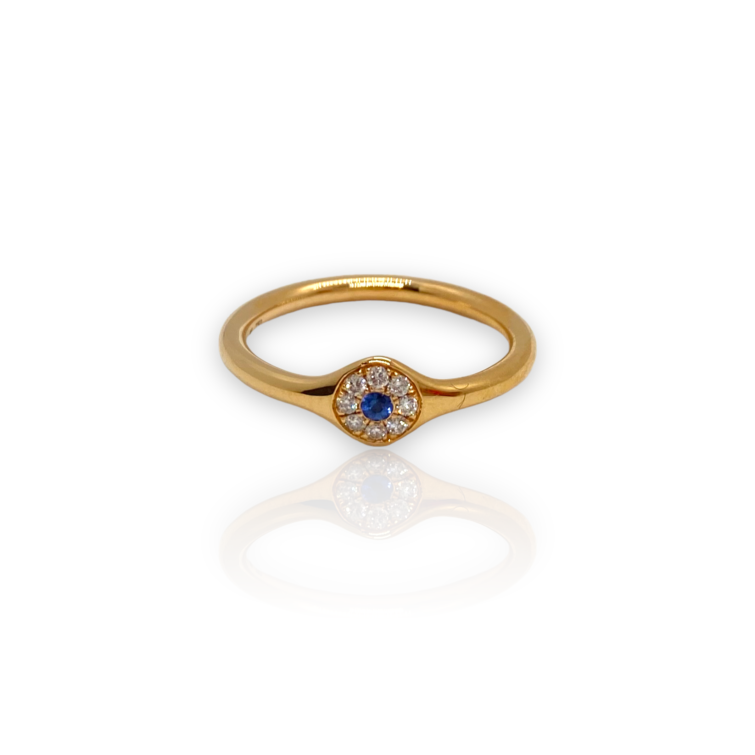 Round eye 18k rose gold ring — Melina Fachidis (5)