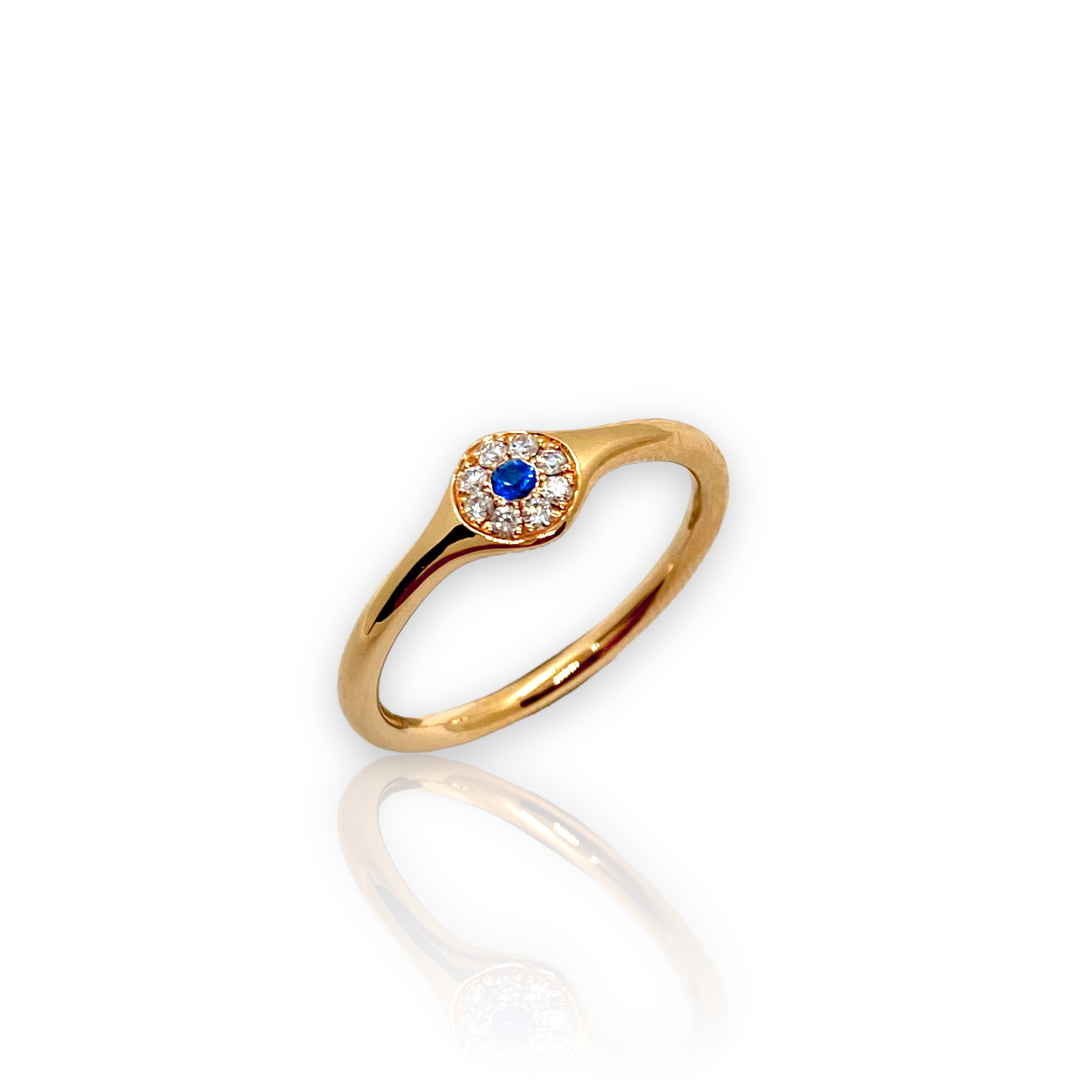 Round eye 18k rose gold ring — Melina Fachidis (4)