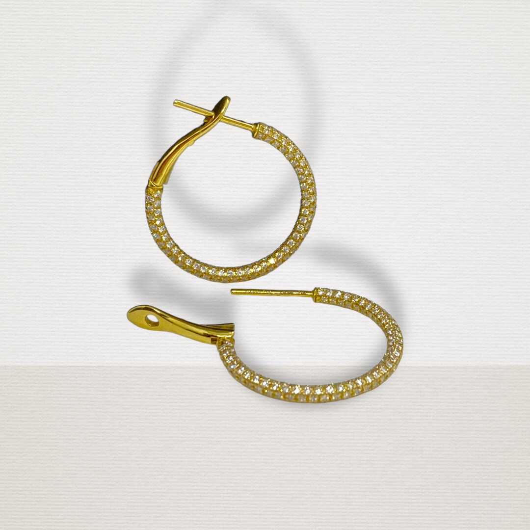 18k yellow gold hoops fully dressed with natural diamonds — Melina Fachidis (5)