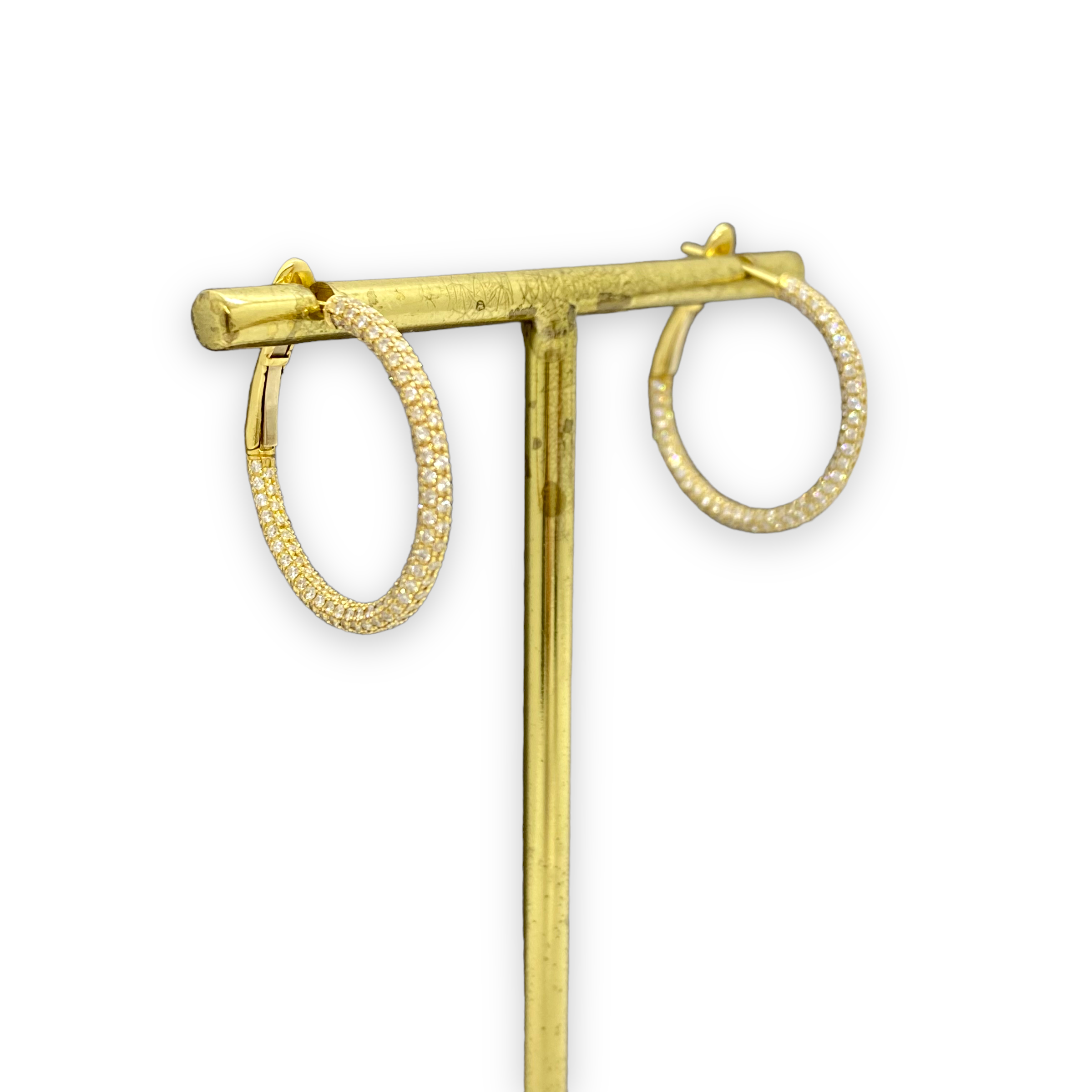 18k yellow gold hoops fully dressed with natural diamonds — Melina Fachidis (10)