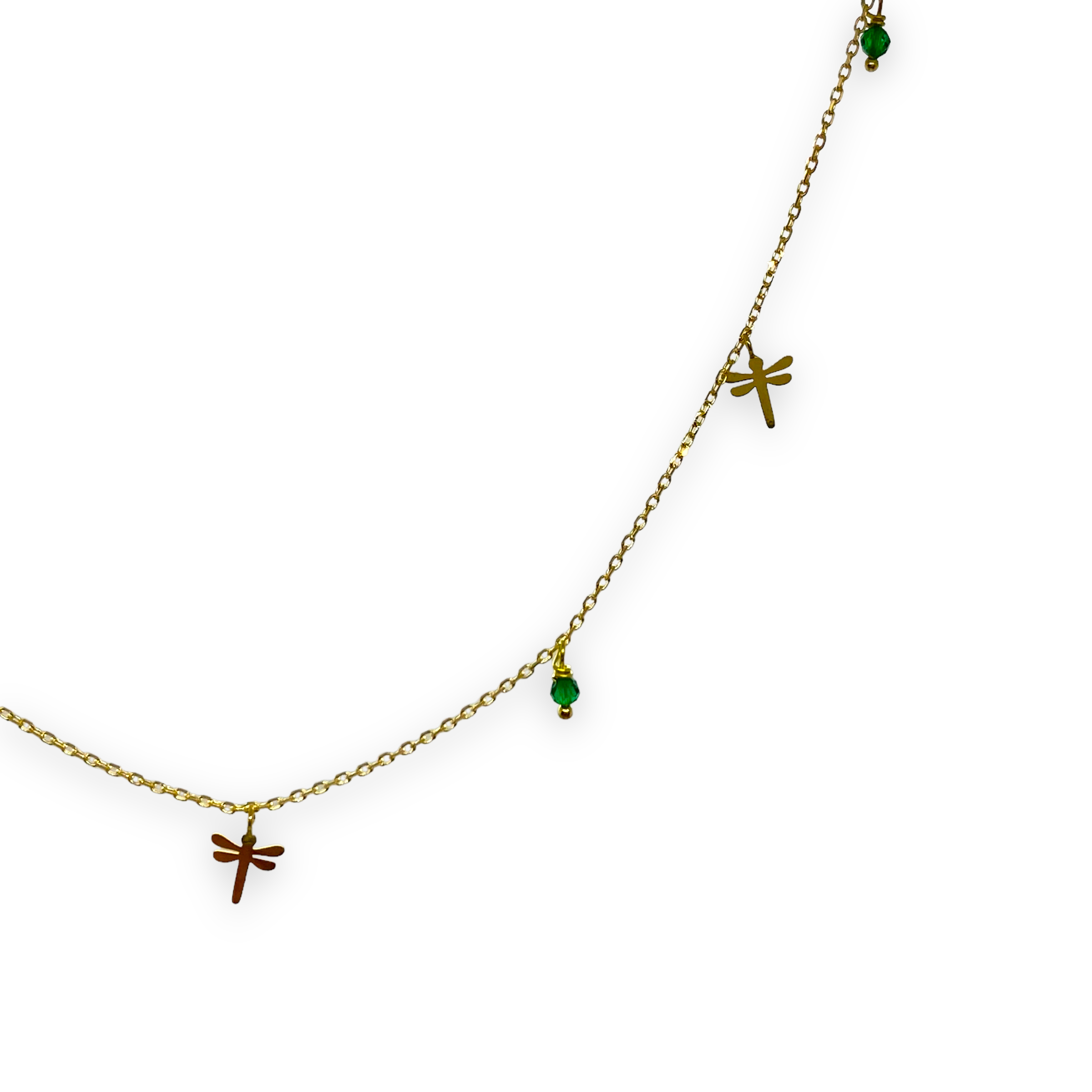 Dragonfly charm necklace — Melina Fachidis (2)