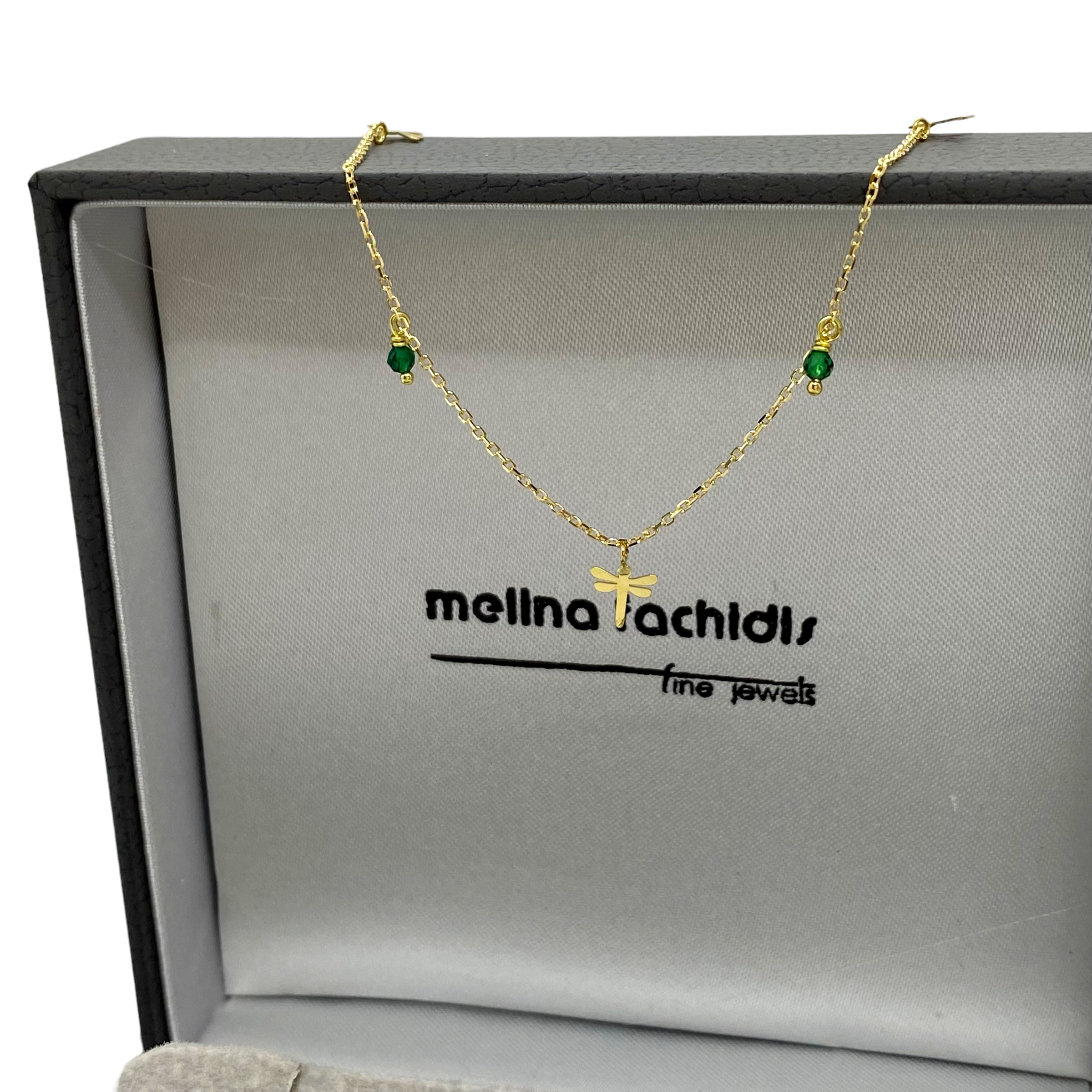 Dragonfly charm necklace — Melina Fachidis (3)
