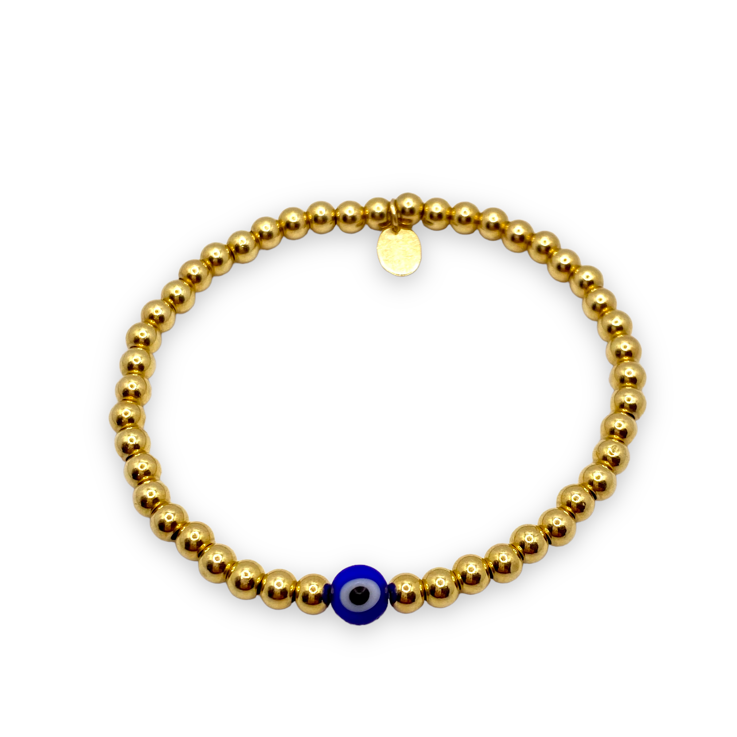 Ours 14k Gold beaded eye bracelet — Melina Fachidis