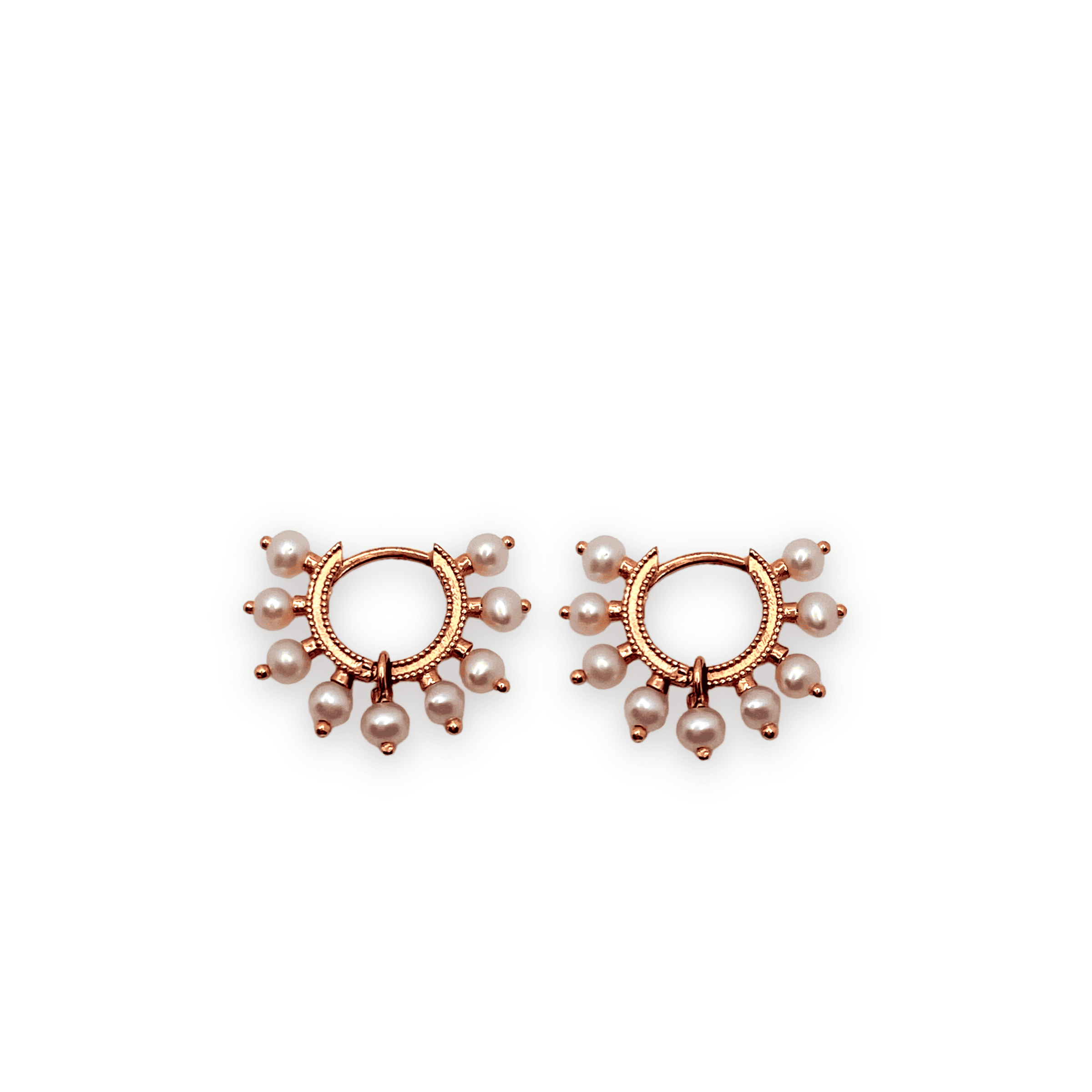 Pearl small hoops — Melina Fachidis (2)