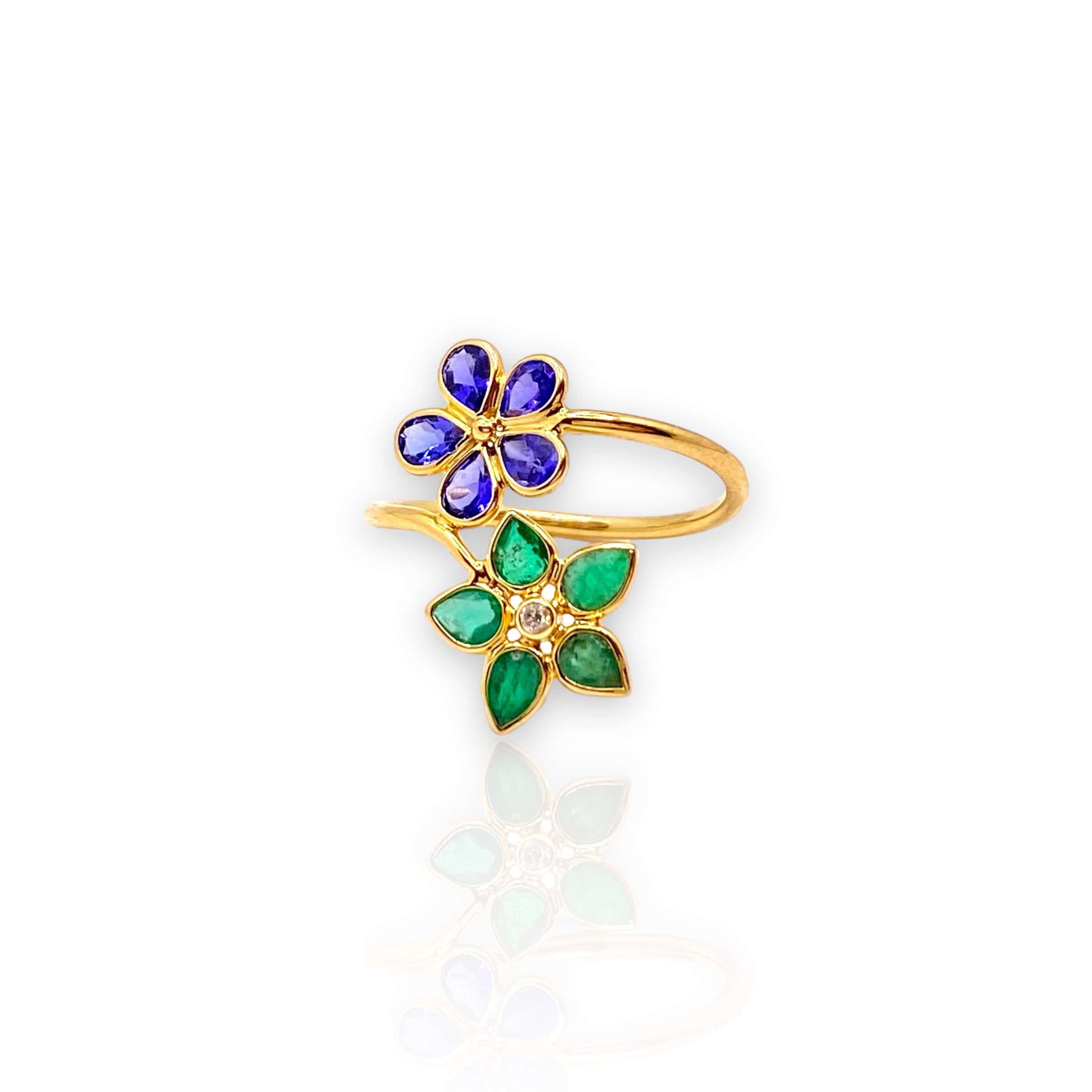 Double flower ring — Melina Fachidis (2)